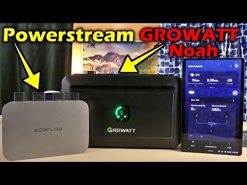 Operate Growatt Noah 2000 with EcoFlow Powerstream or other inverters