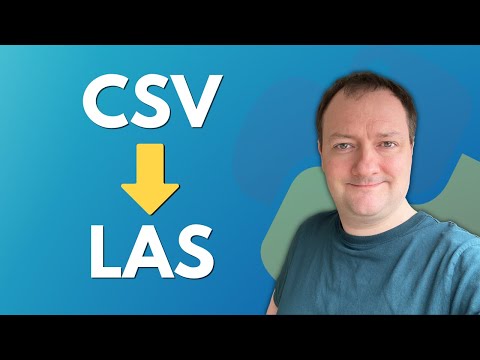 CSV to LAS with Python and LASIO for Well Log Data