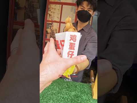 $2 Chocolate Egg Waffle in Malaysia 🇲🇾