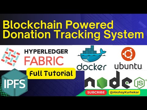Hyperledger Fabric Project Setup Using Example - Donation Tracking System | Full Tutorial