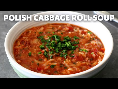 Polish Cabbage Roll Soup  | Food Wishes