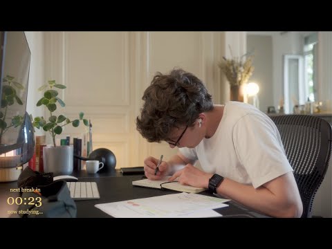 2-HOUR | Study With Me | Deep work, No music, No break