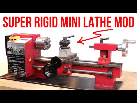 Rigid Mini Lathe Upgrade | Tapered Roller Bearings, Solid Tool Post, Brass Gib Strips Mod