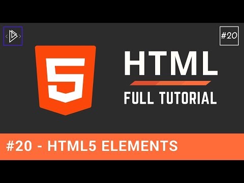 #20 - HTML5 Semantic Elements - HTML Full Tutorial