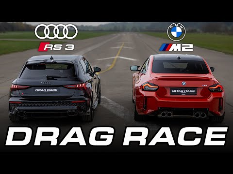 BMW M2 vs. Audi RS3 | DRAG RACE