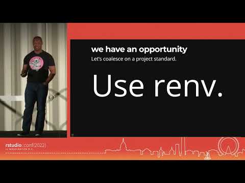 E. David Aja | You should be using renv | RStudio (2022)