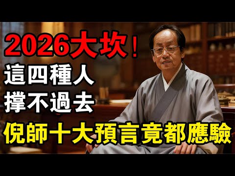 倪師警告：2026「丙午年」是個大坎！這4種人撐不過去，醫院病床都不夠用！#倪海廈 #2026 #丙午年 #九運 #離火 #易經 #黃帝內經 #養生 #運勢 #中醫 #大坎