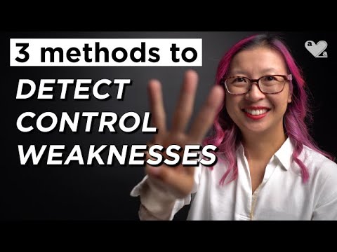 3 methods to identify internal control weaknesses