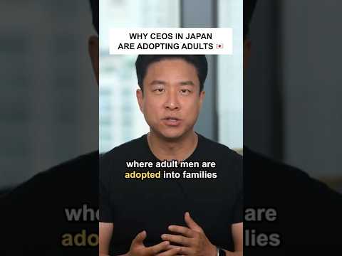 Why CEOs in Japan Are Adopting Adults #shorts