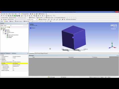 ANSYS Student: Using ANSYS Meshing for CFD Simulation
