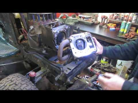 fixing a craftsman tractor with no compression.