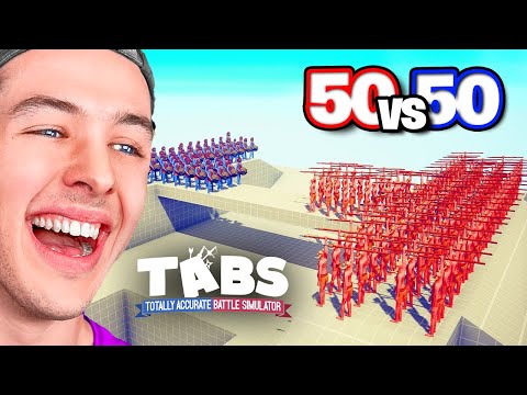 50 vs 50 RANGED UNITS BATTLE!