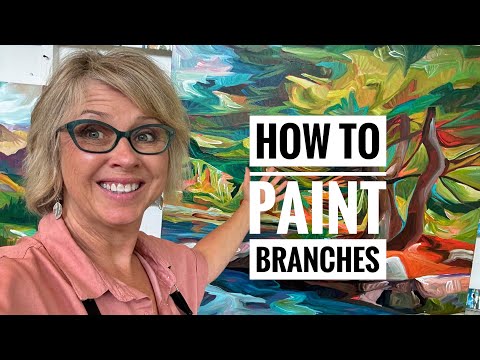 How To Paint Branches!