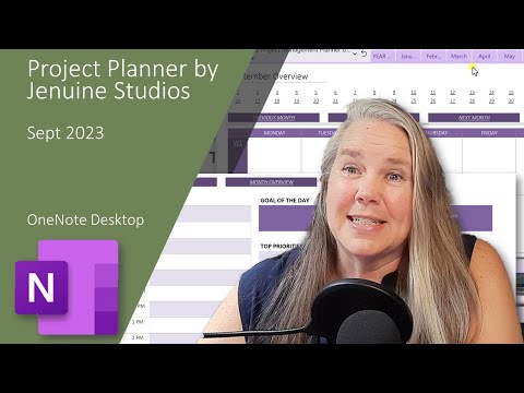 Review of OneNote Project Management Planner from Jenuine Studios
