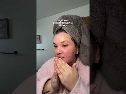 foolproof glass skin routine ✨ #nightimeroutine #skincareroutine #glassskin #healthyskin #fyp