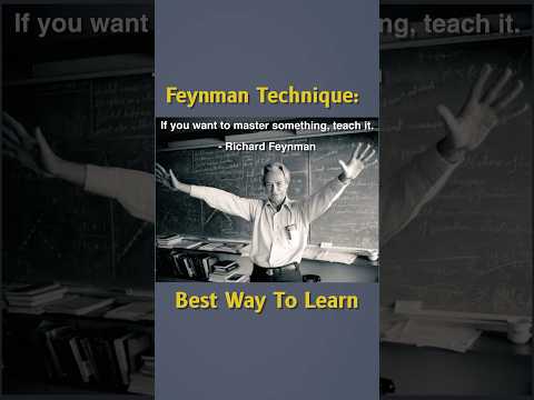 Master Learning With The Feynman Technique 📝 #notetaking #learning