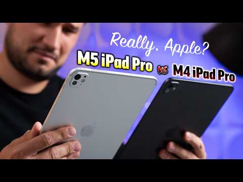 M4 vs M5 iPad Pro Comparison - How did Apple do THIS? 🤯
