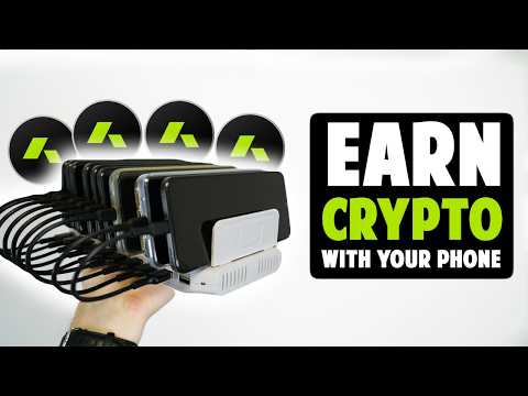 How to mine crypto with your phone in 1 minute!
