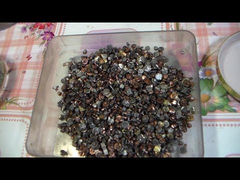 СЕРЕБРО из контактов на медной подложке