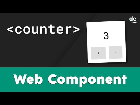 How to Build a Counter Component with Web Components — JavaScript Tutorial