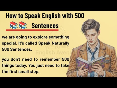 How to Speak English with 500 Sentences || Graded Reader || Improve Your English || English Subtitle