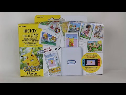 instax mini Link Special Edition Pikachu Case Bundle Unboxing/Review