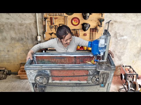 Only $60! Repair Girl Turns a Simple Machine into a Powerful Knife Sharpener