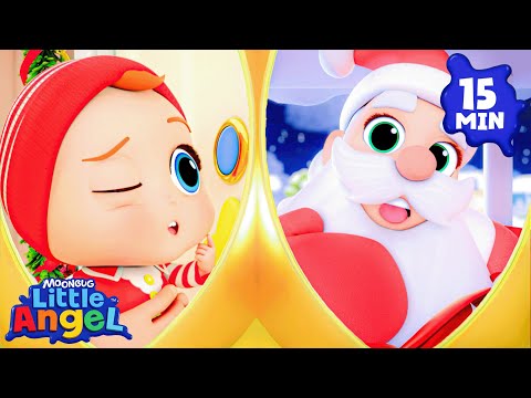A Christmas Surprise at the Door! 🎁🚪 | Little Angel And Friends Kid Songs