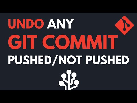 Undo a git commit - git reset/revert - pushed/not pushed