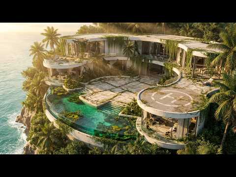 Epic Renovation of an Abandoned Mega Mansion into a Coastal Luxury Home with Epoxy Design