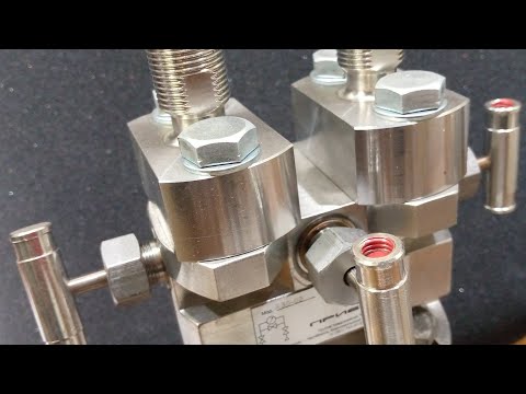 Instrumentation and automation. Pressure drop meters. Diaphragm. Equalizing block device.