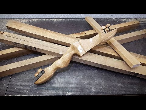 Bow Riser made out of Old Pallet Wood (How to make Bow PART 1/2)