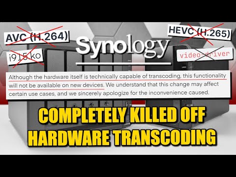 Synology Kills Graphics Drivers and HEVC & H.264 HW Transcoding on the J4125 NAS (DS225+ & DS425+)