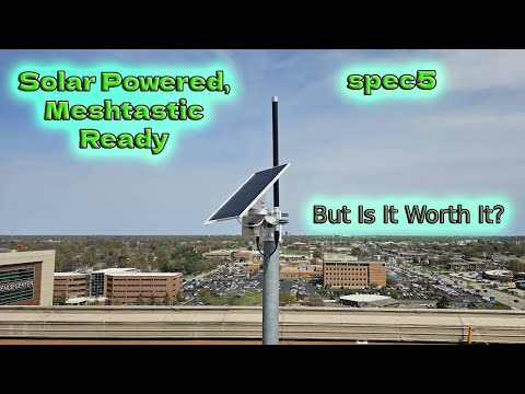 SpecFive Solar Relay + Meshtastic = Off-Grid Comms Powerhouse!