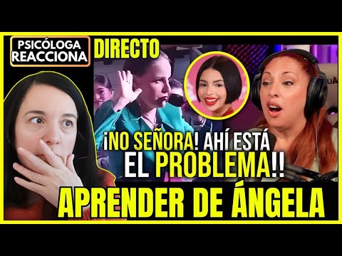 Psicóloga reacciona EN DIRECTO: ¿De verdad una niña no debe aprender de Ángela Aguilar?