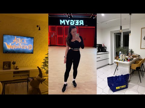Vlog: Закупки вместе🛒🫣 Завтрак после спорта не дома☕️🥐Алиса✨🐇