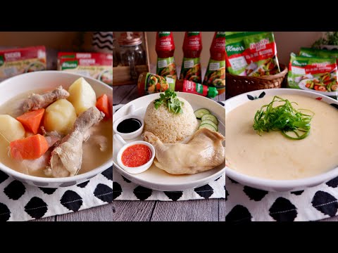 3 Recipes Every Singaporean Misses Abroad! Rice Cooker Hainanese Chicken Rice | ABC Soup with Knorr