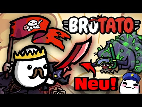 NEUE WAFFE ESKALIERT! Jeden Boss oneshotten in Brotato bockt richtig!