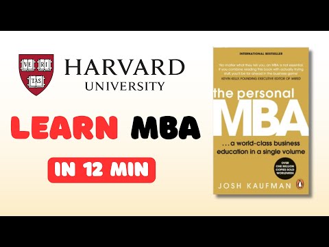 Harvard MBA Lesson in 12 Minutes
