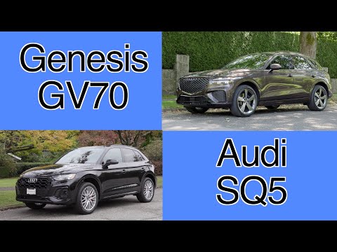 Audi SQ5 VS Genesis GV70 3.5T comparison // The upstart and the best seller.