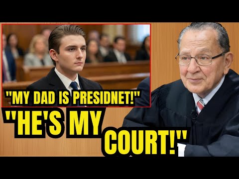 Barron Trump Tested the Court’s Authority Response STUNS America - Judge Caprio