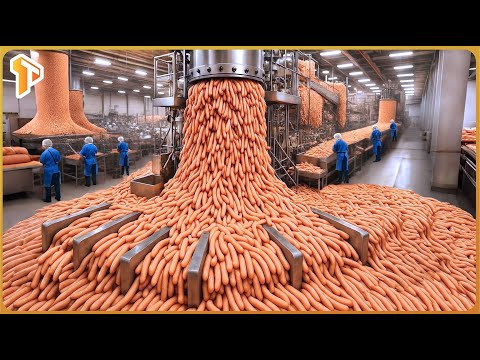 How Billions of Sausages Are Made - Amazing Sausage Process In Mass Production Lines