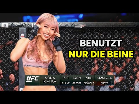 Diese Kämpferin setzt nur ihre Beine ein – und knockt alle aus! Mona Kimura