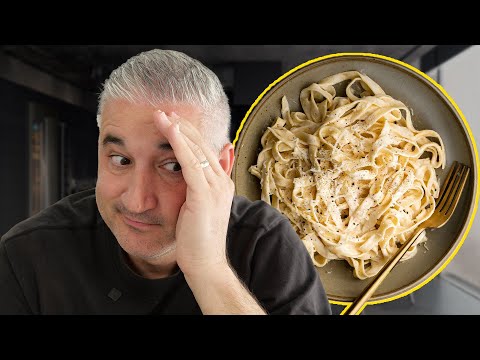 Vincenzo's Plate Reacts to Jean Pierre's Fettuccine Alfredo! (Italian vs. French Chef)
