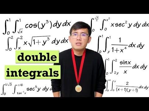 How to evaluate double integrals (& how to change the order of integration) 10 examples, calculus 3