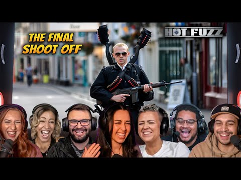 HILARIOUS "The Final Shoot Off" – Hot Fuzz (2007) | Reaction Compilation