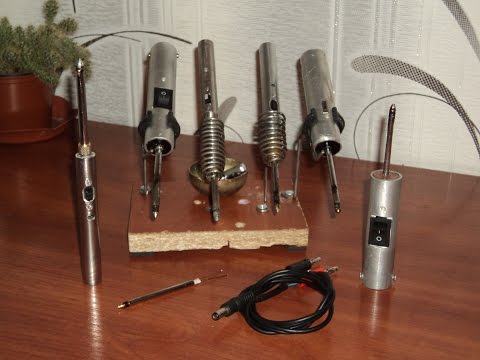 How to make a mini soldering iron at home from scrap materials.