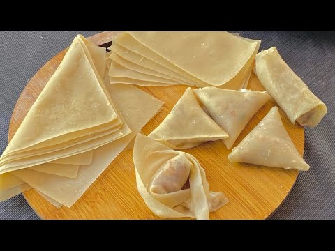 সহজ ভাবে সমুচা, স্প্রিং রোল ও অনথন পেস্ট্রি শিট তৈরি ( ফ্রোজেন পদ্ধতি ) সহ | Somucha Pastry Sheet