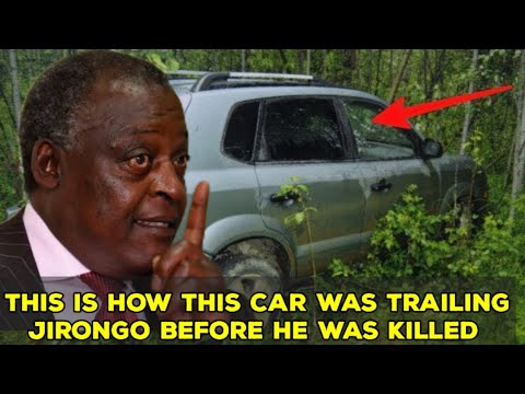 This is How This Car Was Following Cyrus Jirongo Before He Was Killed 