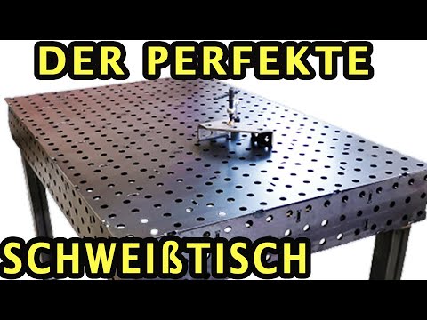 Genialer Schweißtisch als Bausatz! Wichtige Montagehinweise!